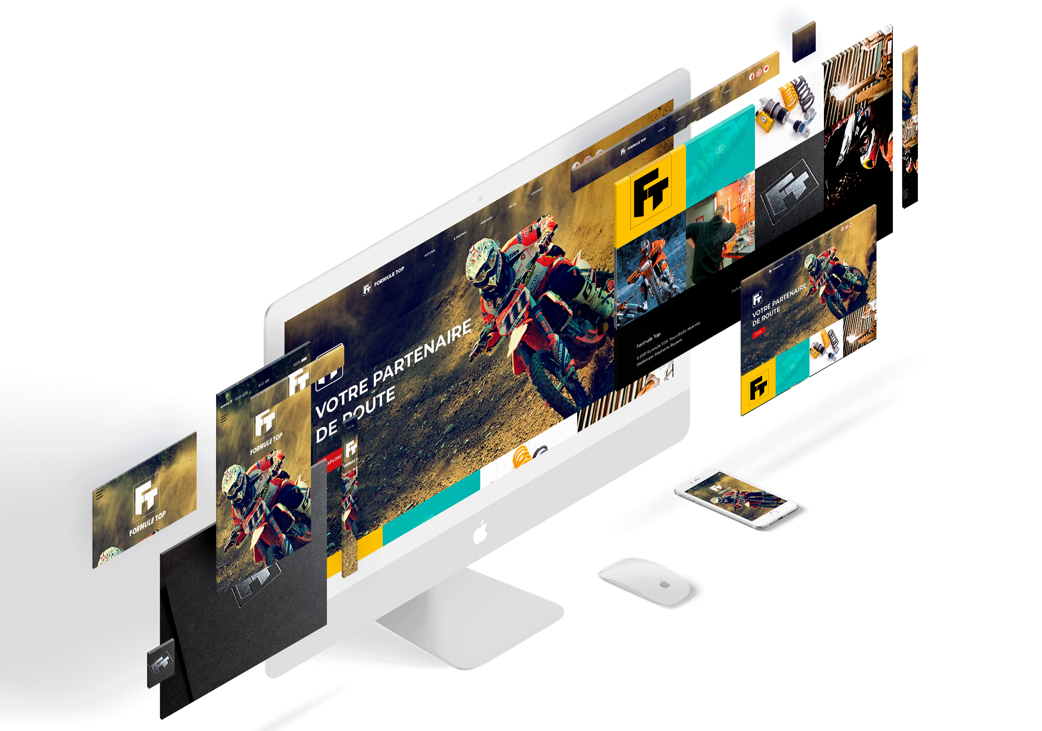 logo formule top site web homepage et pages