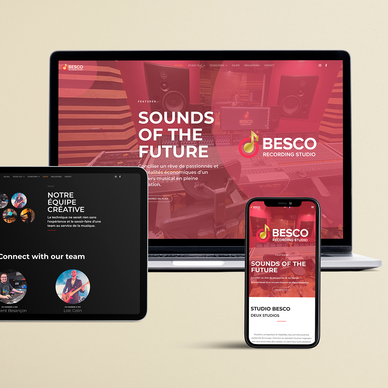 studio besco responsive par Stéphane Buyens